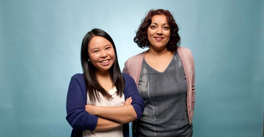 Ryerson University entrepreneurs Sherene Ng (left) and Rubina Quadri are creating customized, affordable adaptations and communication tools for children with disabilities. CREDIT: Ryerson University